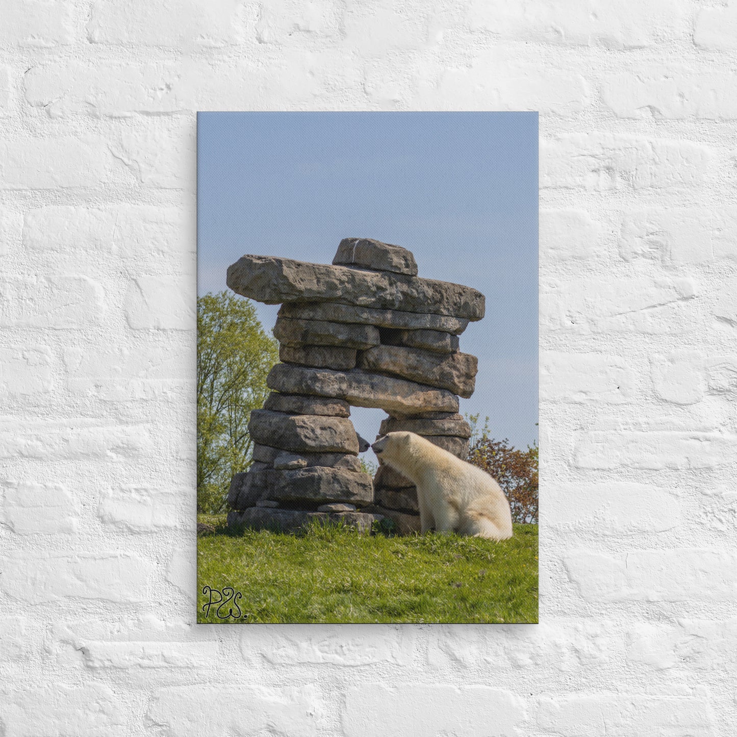 Polar Bear Portal Canvas