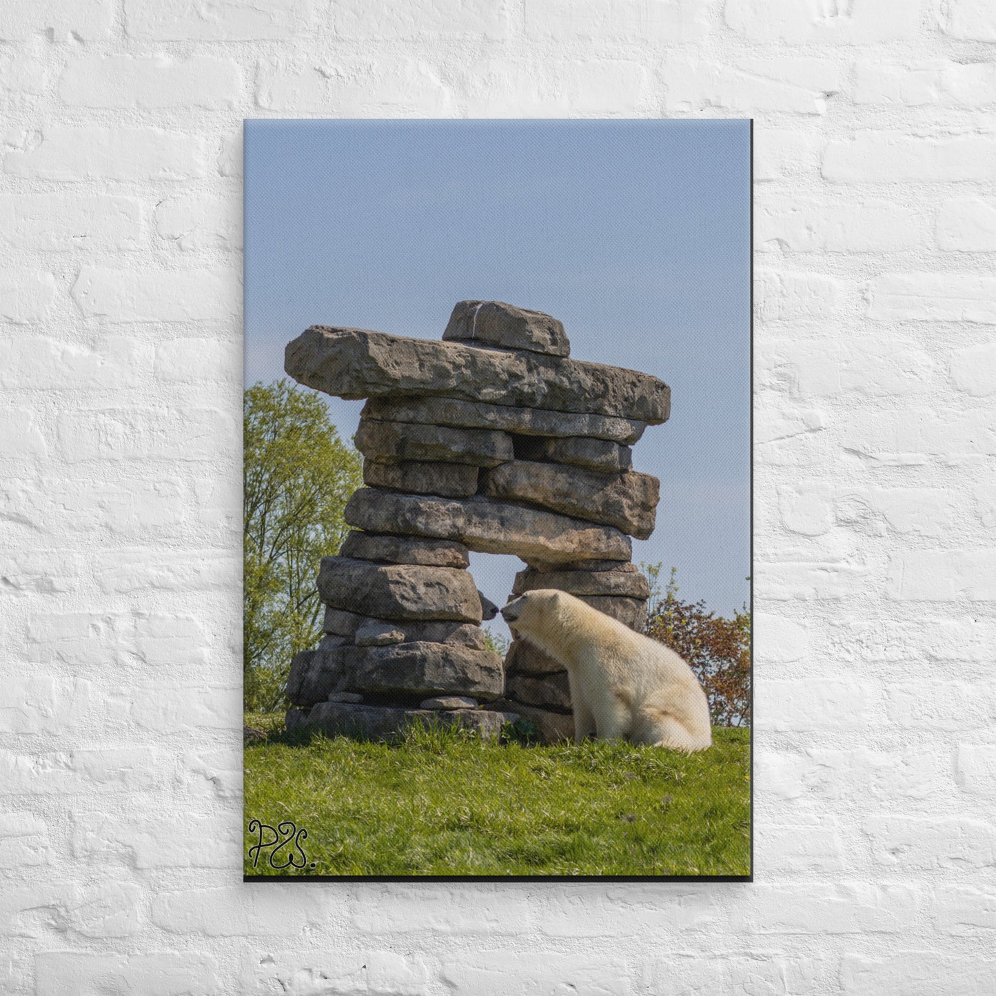 Polar Bear Portal Canvas