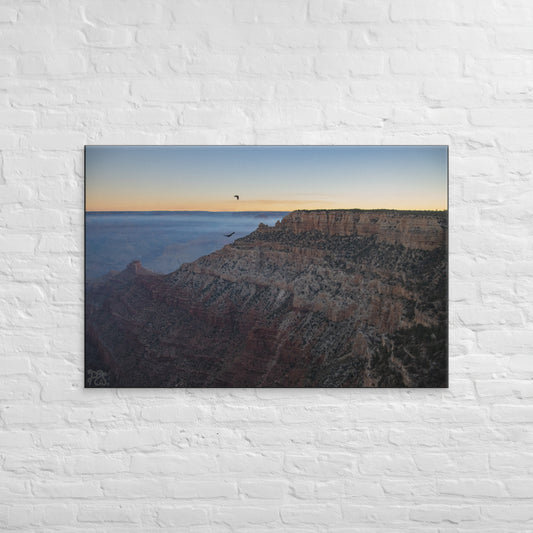 Grand Canyon with Birds Canvas