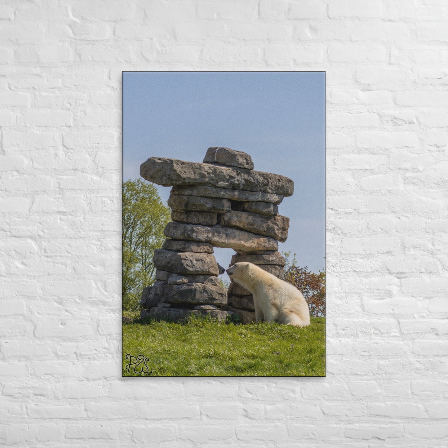 Polar Bear Portal Canvas